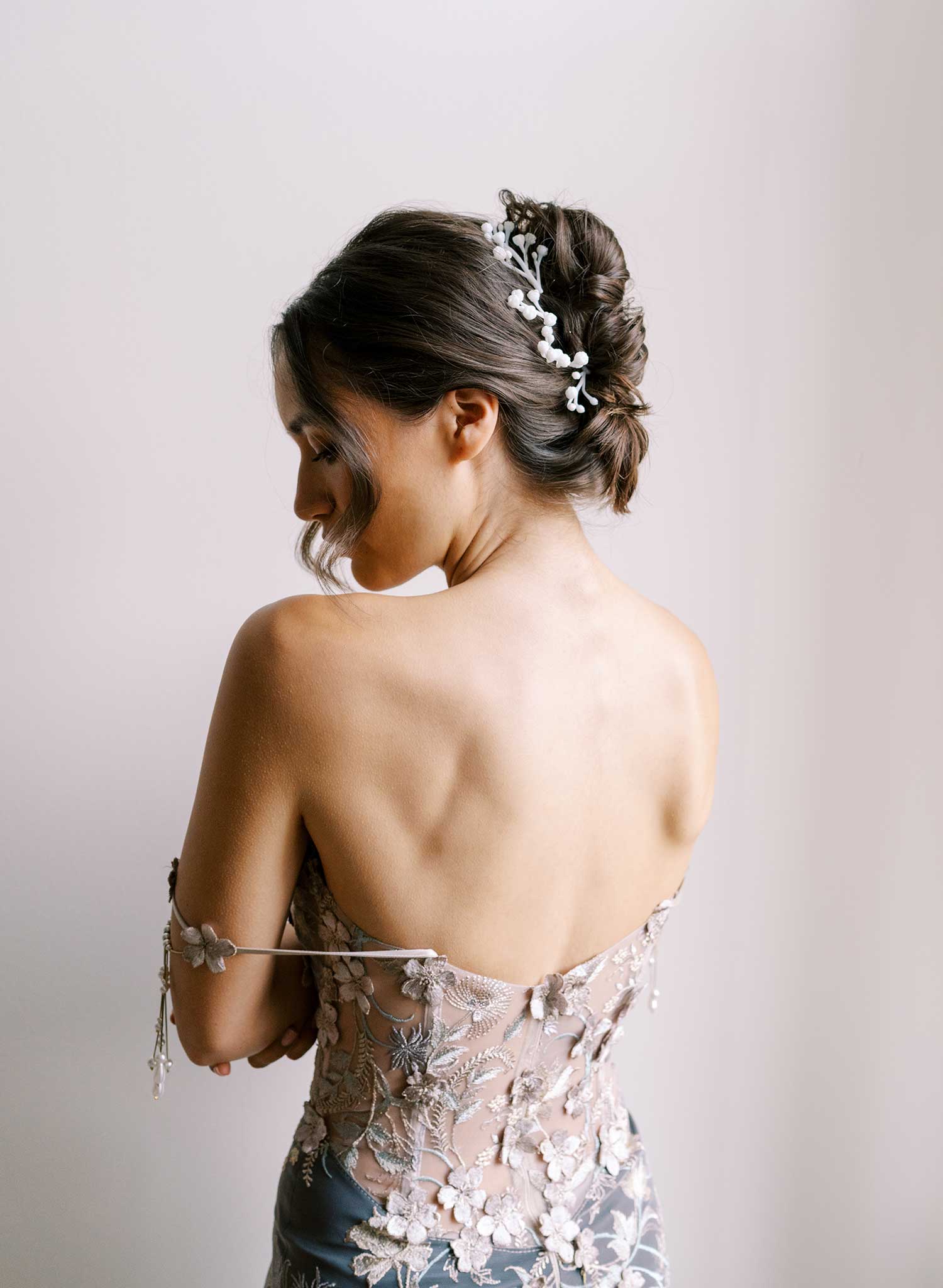 Baby's breath high gloss hair pin set of 4 - Style #2611