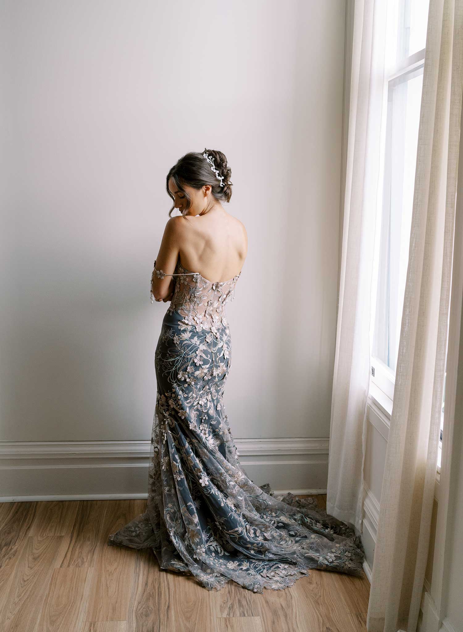 Baby's breath high gloss hair pin set of 4 - Style #2611