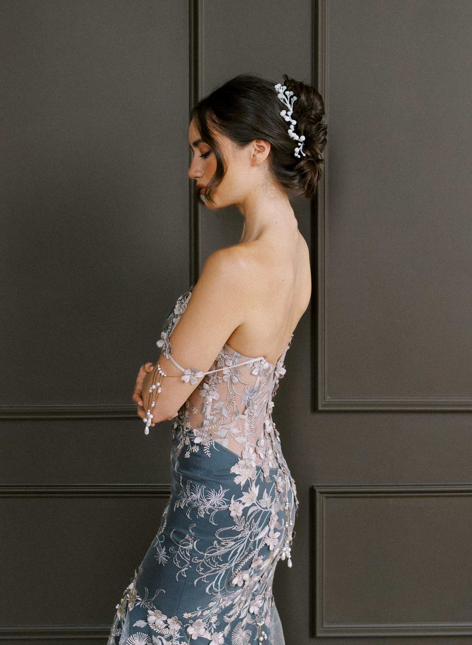 Baby's breath high gloss hair pin set of 4 - Style #2611