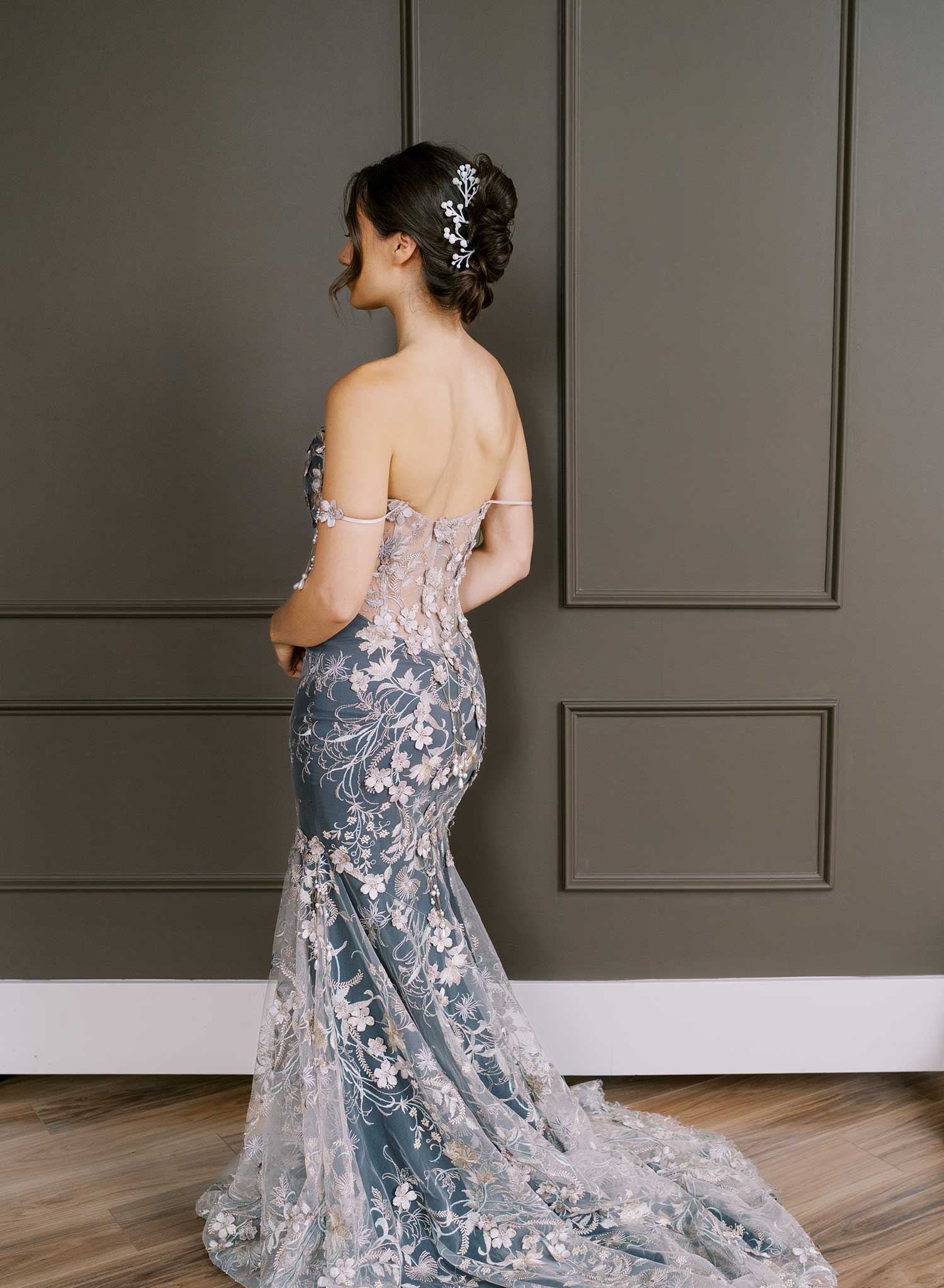 Baby's breath high gloss hair pin set of 4 - Style #2611