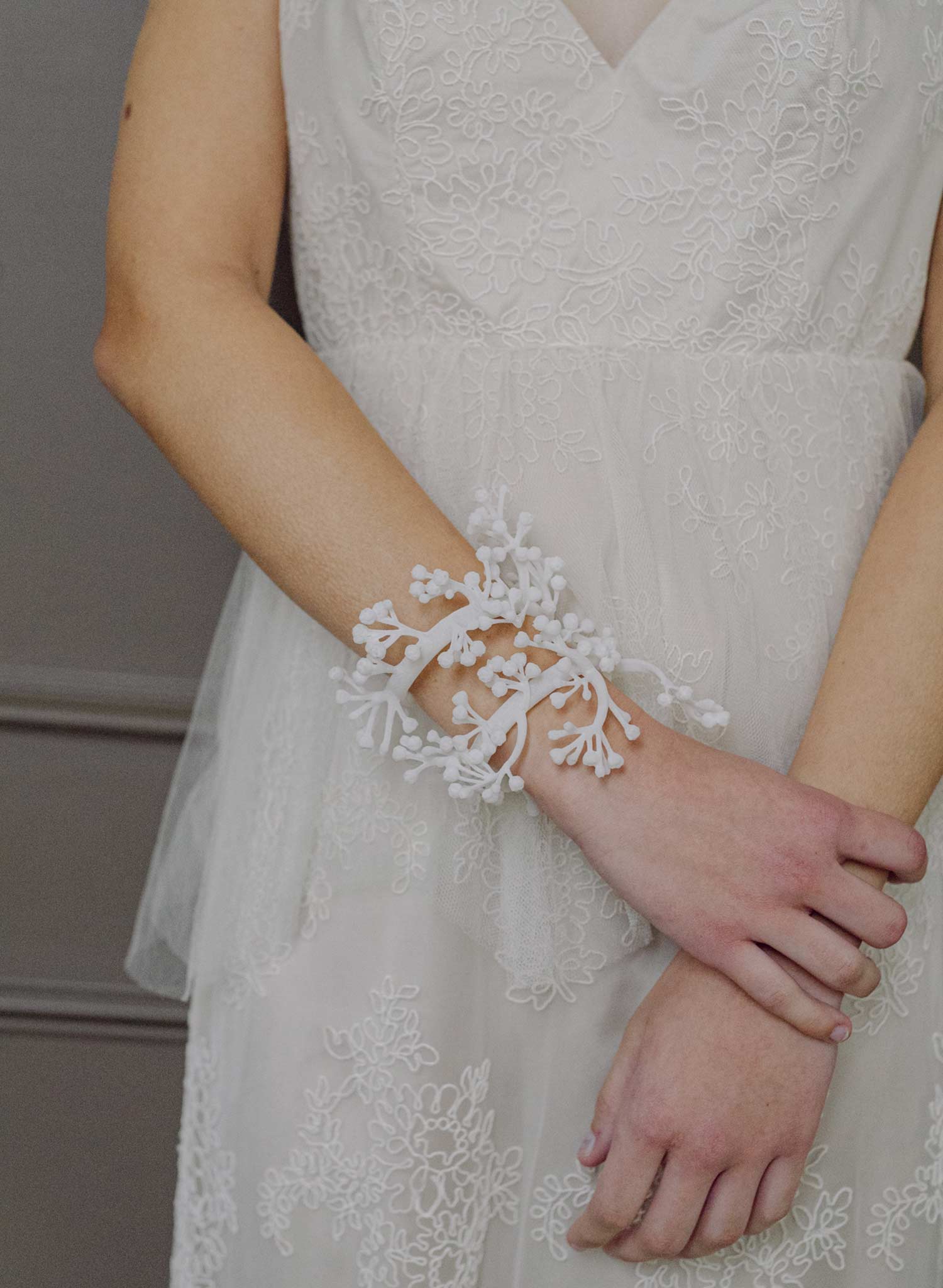 Abundant sprays, baby's breath wrap bracelet - Style #2617