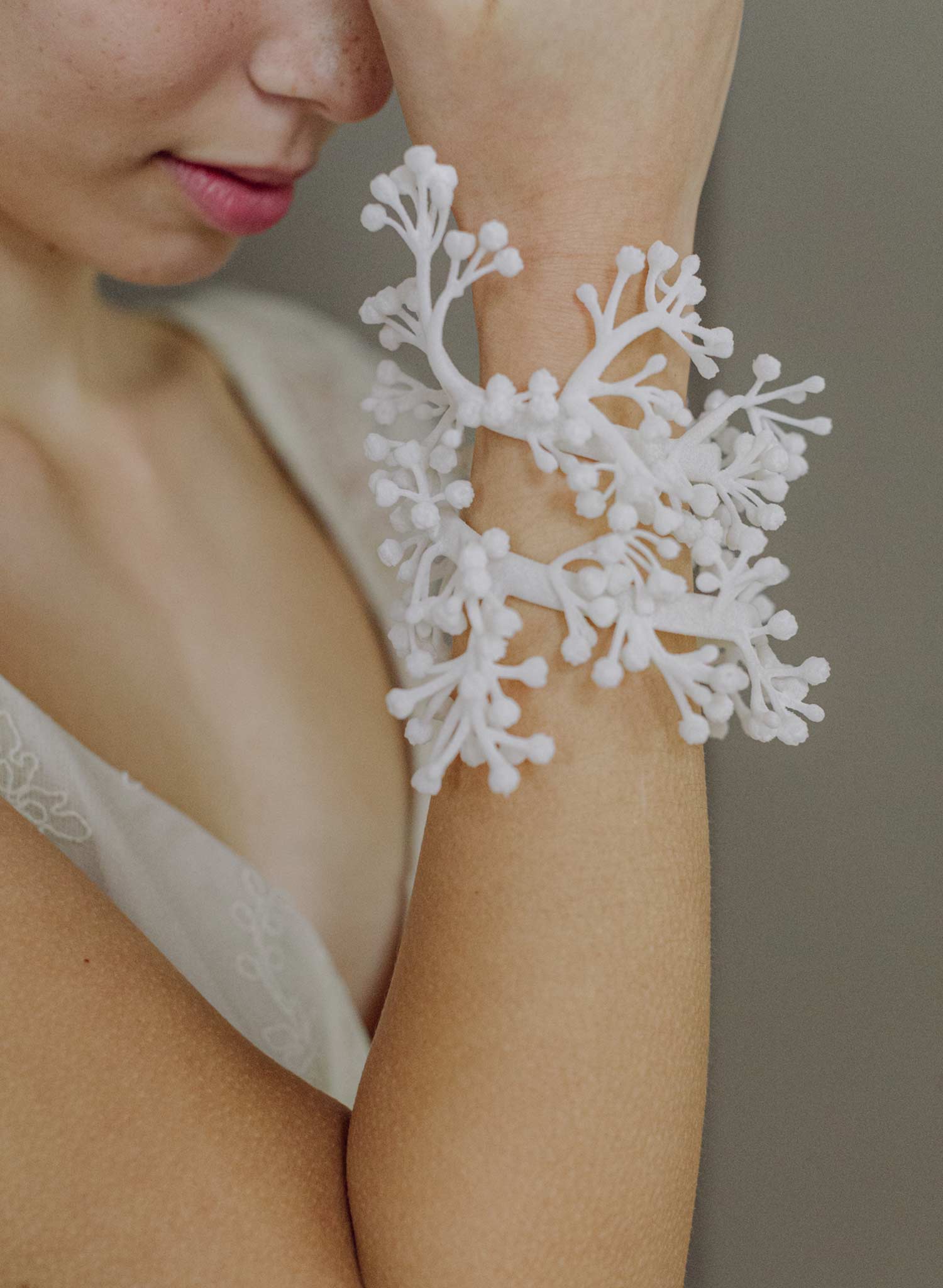 Abundant sprays, baby's breath wrap bracelet - Style #2617