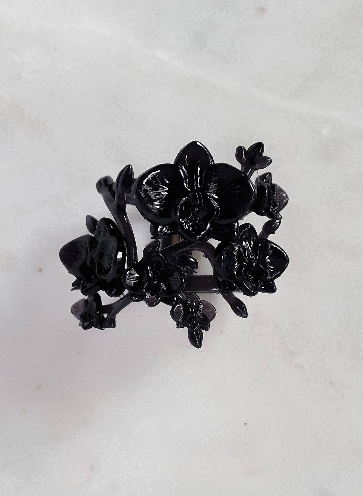 Orchid branches pony tail cuff - Style #2619