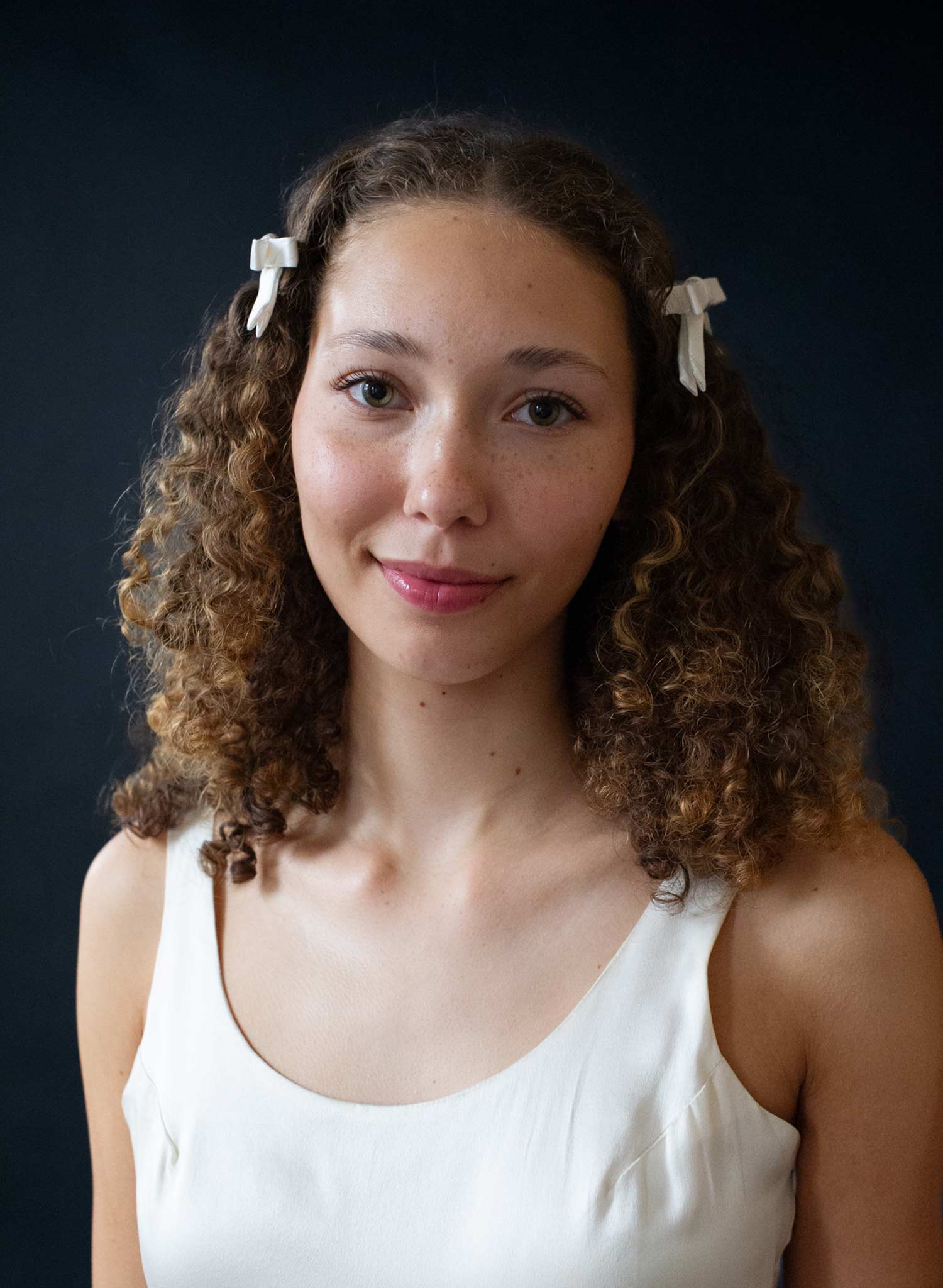 Double silk bow pins - Style #2623