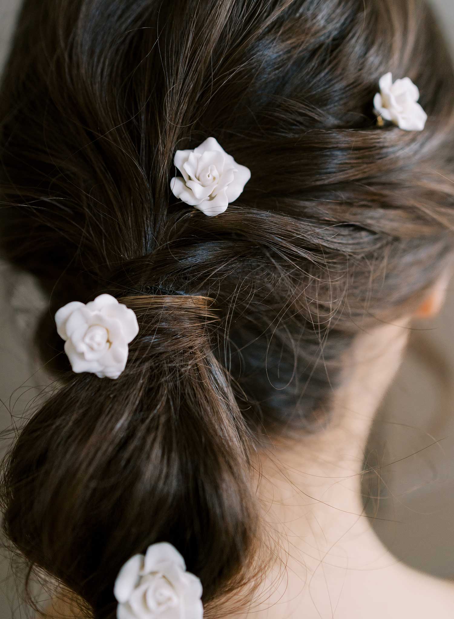 Garden rose hair pin set of 5 - Style #2664