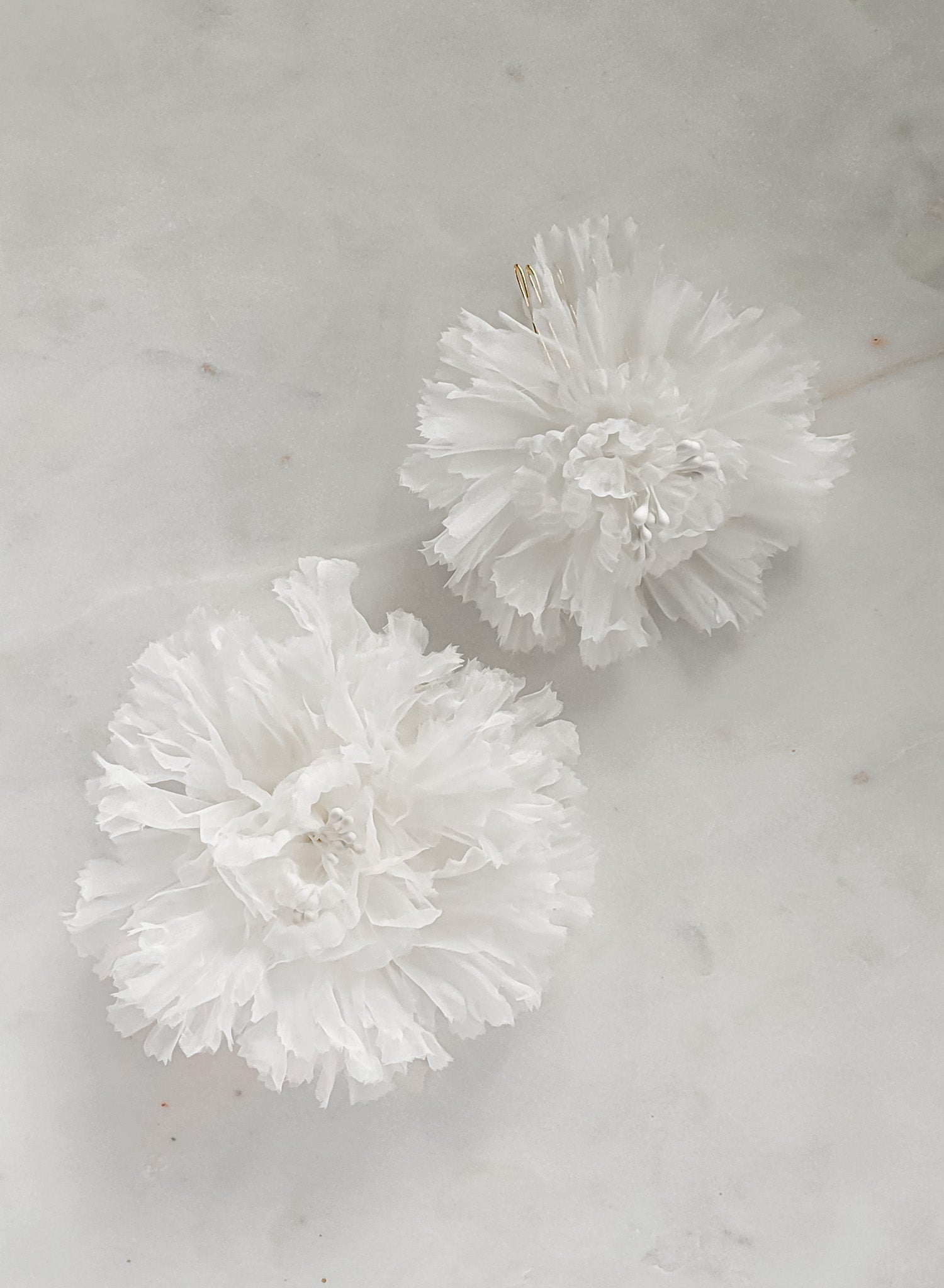 Dreamy silk organza flower burst pair - Style #2671