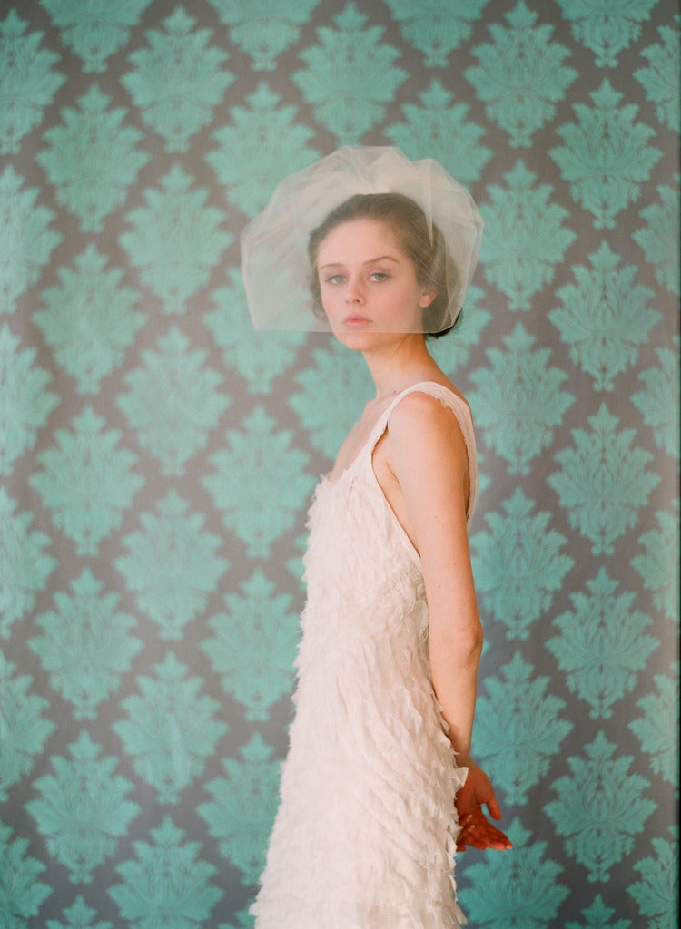 wedding veil, tulle veil, birdcage veil, vintage inspired