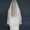 pearl bridal veil, blusher veil, weddings, tulle, twigs & honey