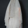 pearl bridal veil, blusher veil, weddings, tulle, twigs & honey