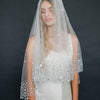 bridal art deco inspired veil, twigs & honey, wedding veil, accessory