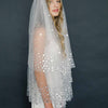 bridal art deco inspired veil, twigs & honey, wedding veil, accessory