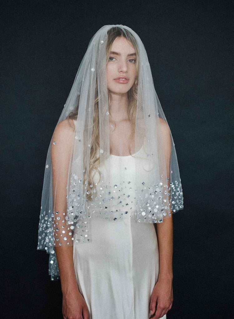 Deco crystal fantasy veil - Style #2001