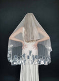 bridal shimmery lightweight veil, weddings, twigs & honey