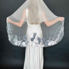 Shimmery blossoms fantasy veil - Style #2006