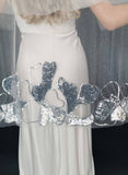 bridal shimmery lightweight veil, weddings, twigs & honey