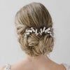 crystal confetti hair comb, bridal headpiece, wedding hairstyle, twigs and honey