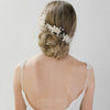 bridal pearl headpiece, crystals, twigs & honey
