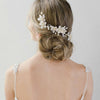 bridal pearl headpiece, crystals, twigs & honey