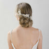 bridal pearl headpiece, crystals, twigs & honey