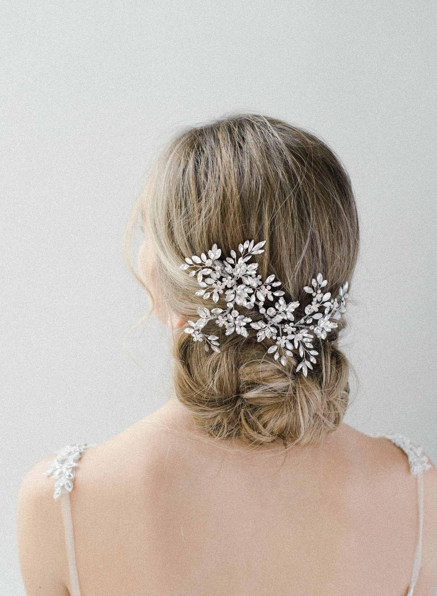 bridal headpiece, hair clip, wedding accessory, twigs and honey