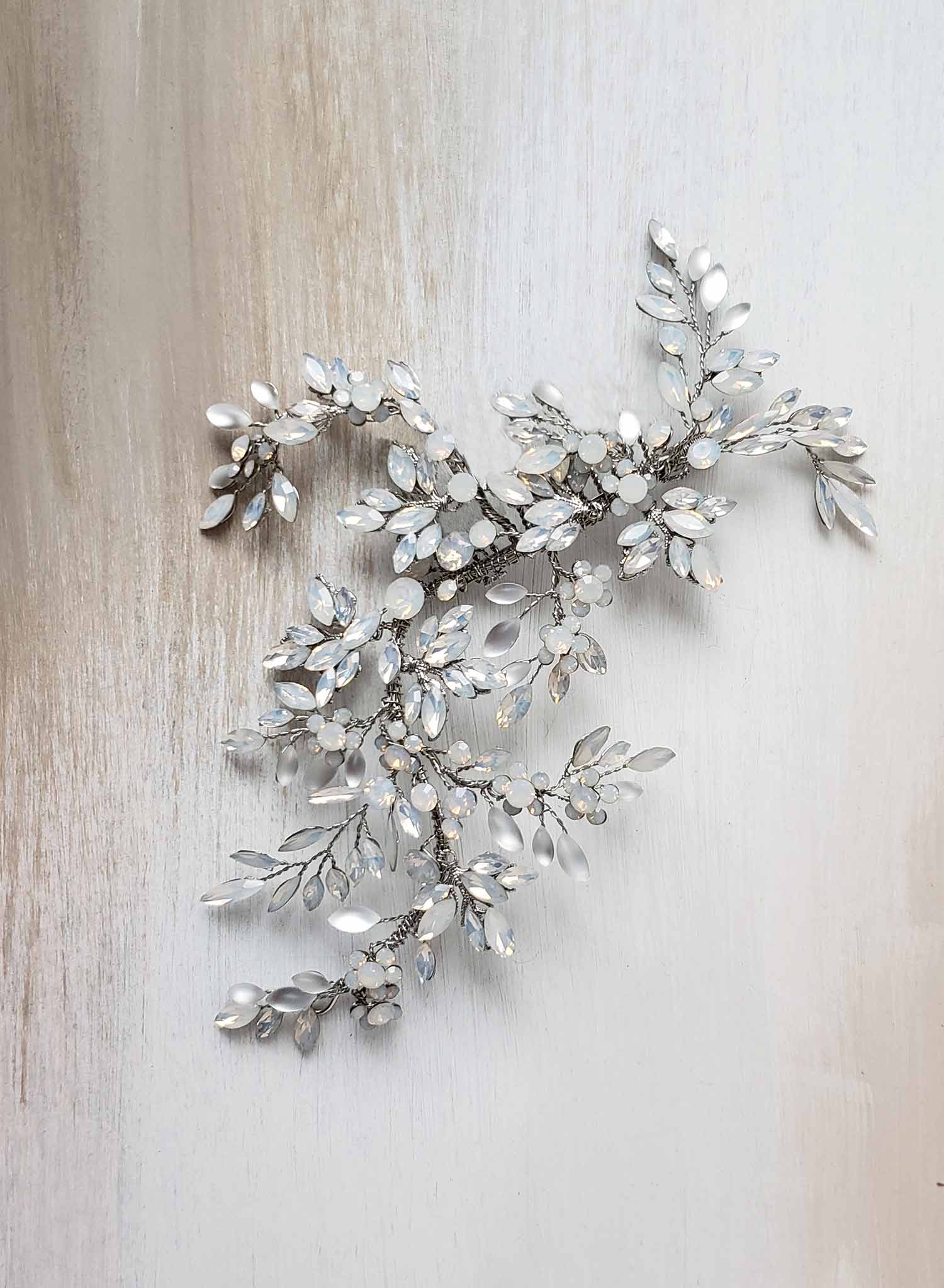 bridal headpiece, hair clip, wedding accessory, twigs and honey