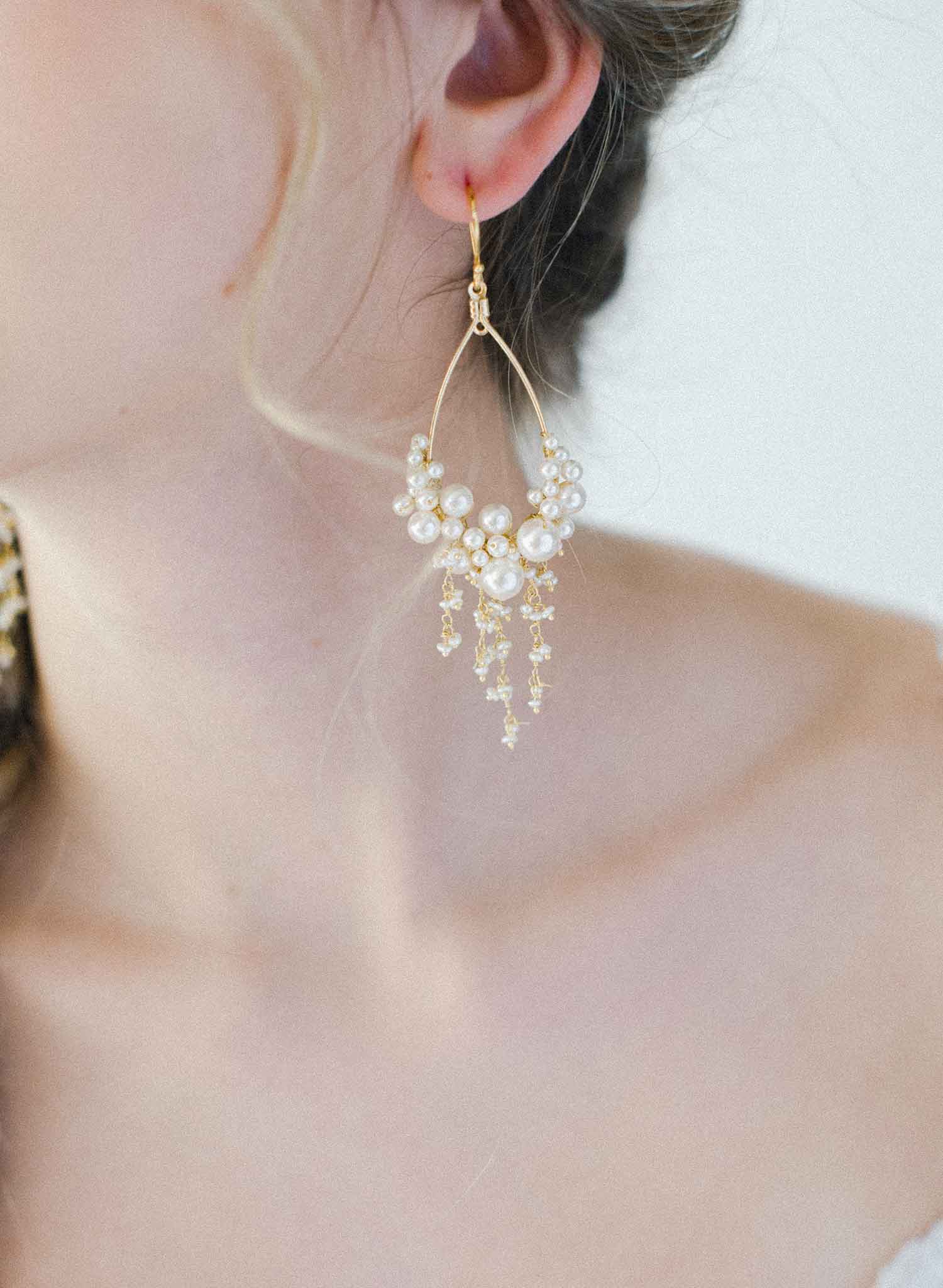Rose gold Earrings| Stud,Drop,Dangle,Bridal & Wedding Jewelry Designs –  PoetryDesigns