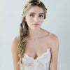 grecian inspired bridal headpiece, twigs and honey, gold 