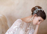 kora bhldn bridal earrings, chandelier, special occasion, pearl, twigs & honey