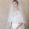 Floral beauty bridal embroidered veil - Style #2067