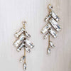 crystal confetti bridal earrings, jewelry, twigs & honey