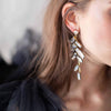 crystal confetti bridal earrings, jewelry, twigs & honey