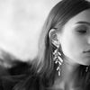 crystal confetti bridal earrings, jewelry, twigs & honey