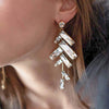 Crystal confetti earrings - Style #2070