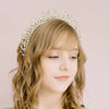 bridal crystal tiara crown, ornate, twigs & honey