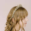 bridal crystal tiara crown, ornate, twigs & honey