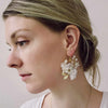 clay bridal floral earrings by twigs and honey