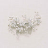 twigs and honey bridal spray of pearls and crystals hair comb