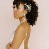 twigs and honey bridal spray of pearls and crystals hair comb