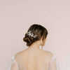 twigs and honey bridal spray of pearls and crystals hair comb