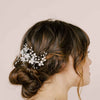 twigs and honey bridal spray of pearls and crystals hair comb