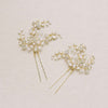 opal crystal bridal hairpins by twigs & honey