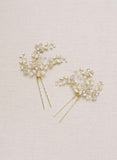 opal crystal bridal hairpins by twigs & honey