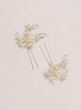 opal crystal bridal hairpins by twigs & honey