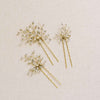 rhinestone bridal bobby pin set by twigs and honey