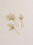 rhinestone bridal bobby pin set by twigs and honey
