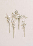 crystal bridal hair pins, weddings, bobby pins, twigs and honey