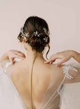 crystal bridal hair pins, weddings, bobby pins, twigs and honey