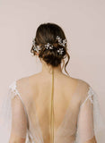 crystal bridal hair pins, weddings, bobby pins, twigs and honey