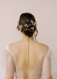 crystal bridal hair pins, weddings, bobby pins, twigs and honey