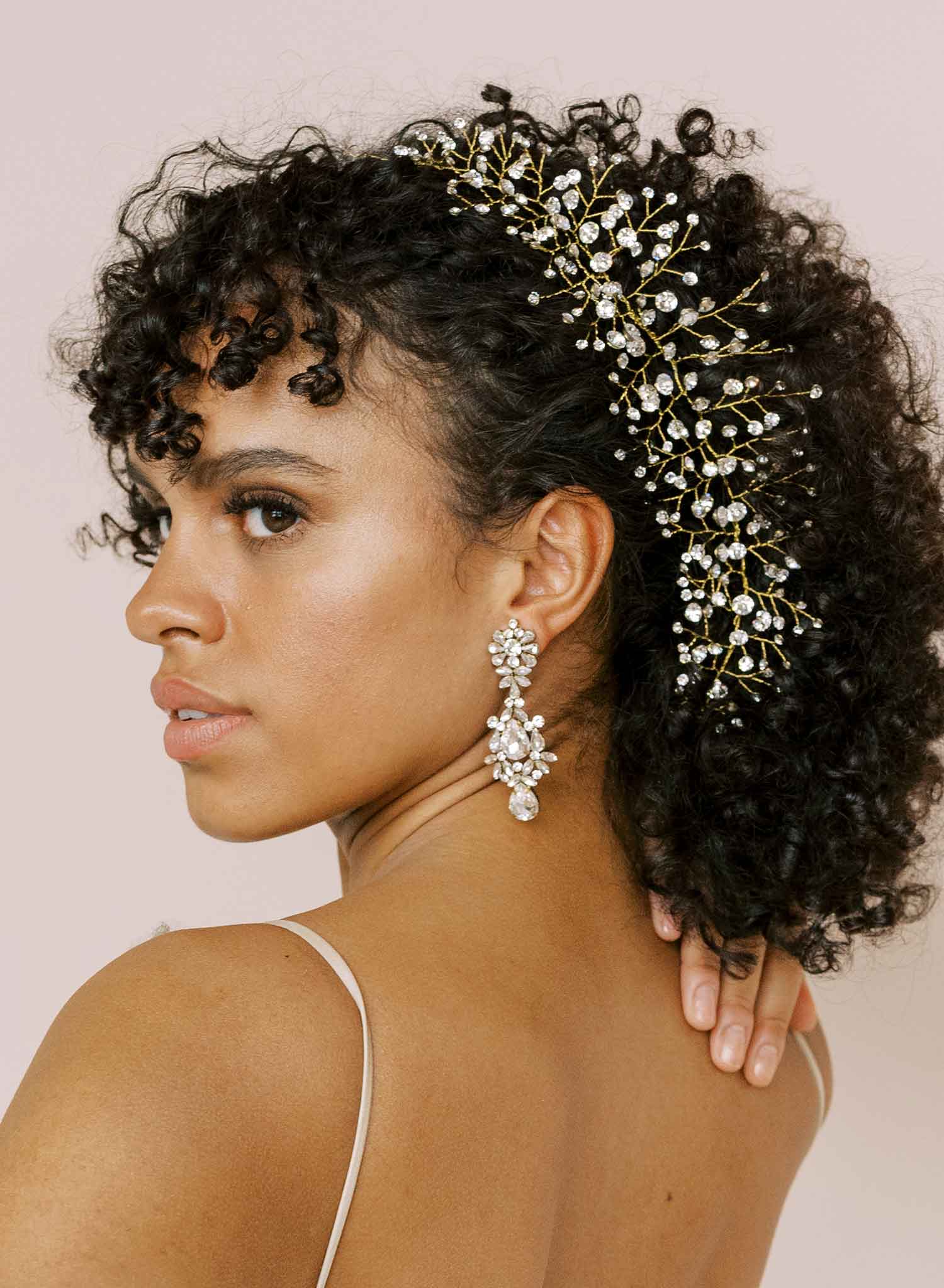 Regal crystal chandelier earrings - Style #2122